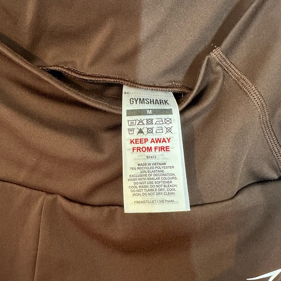 Gymshark Training Leggings Brown Medium - Picture 4 of 4